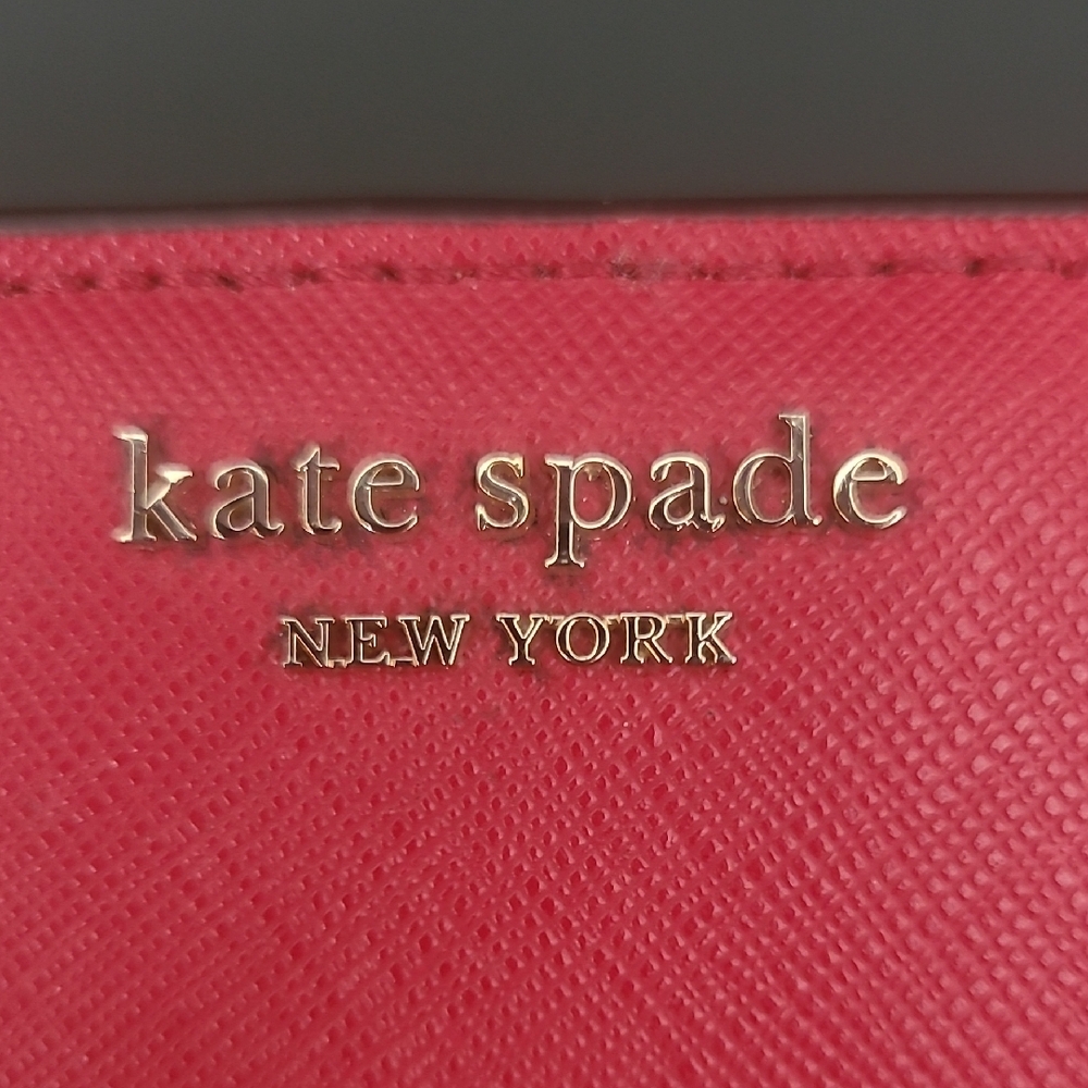Kate Spade Brick Red Wallet - Picture 2 of 11